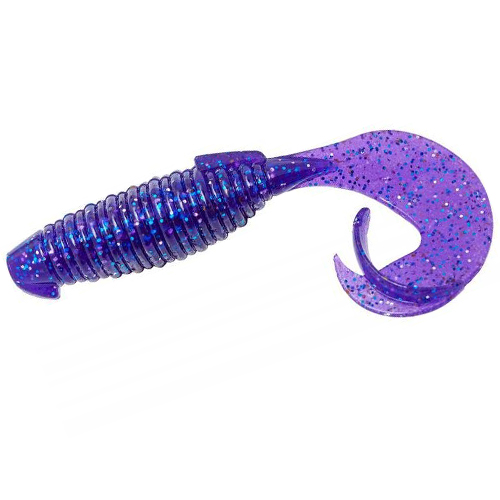 Силикон Keitech Flapper Grub 4" ea#13 Spicy Mustard/Blue фото 4