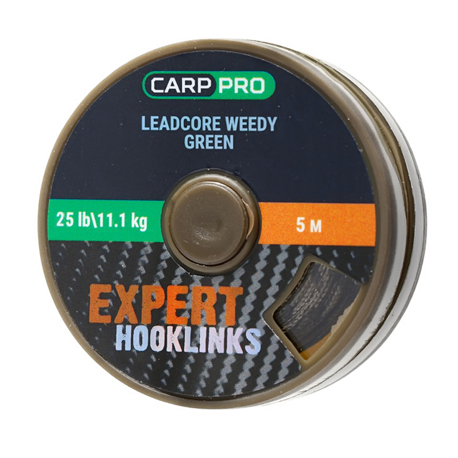 Лидкор Carp Pro 25LB зеленый 5m