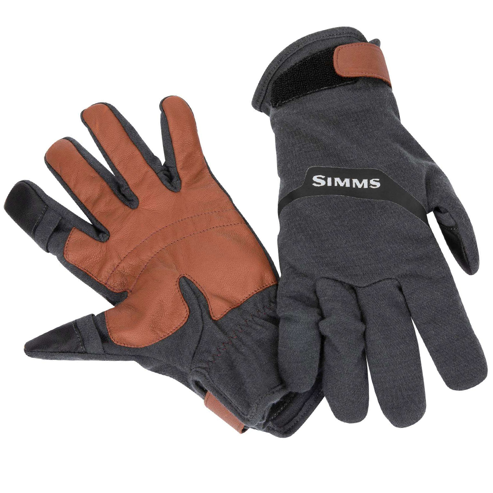 Перчатки Simms LW Wool Tech Glove Carbon S