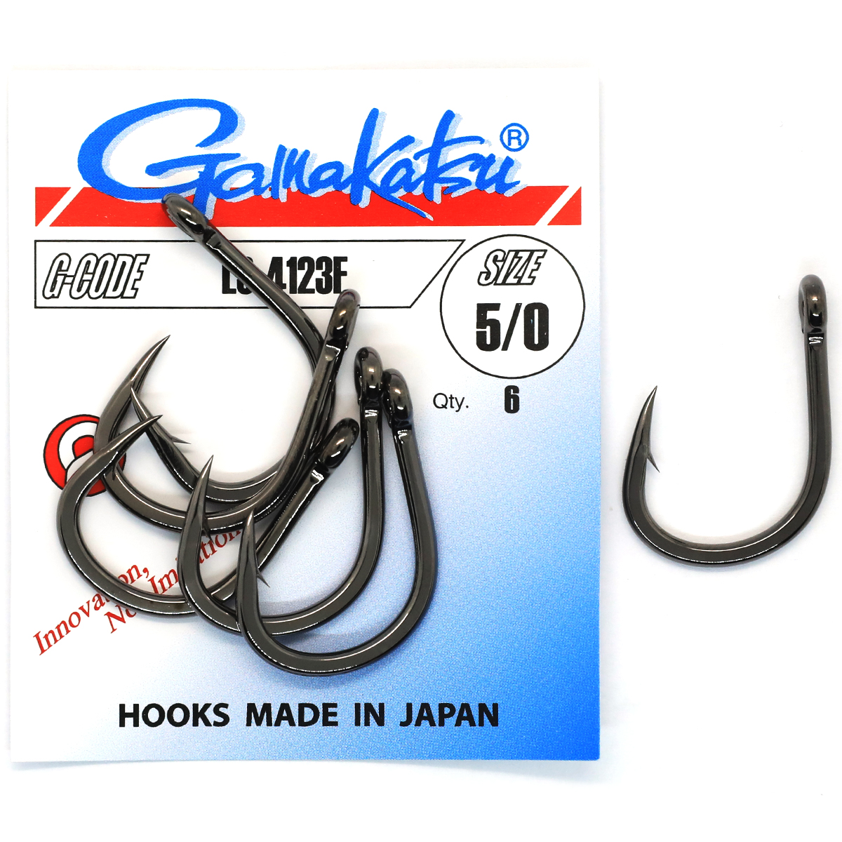 Крючки Gamakatsu LS-4123F Black №3/0 7pc фото 2