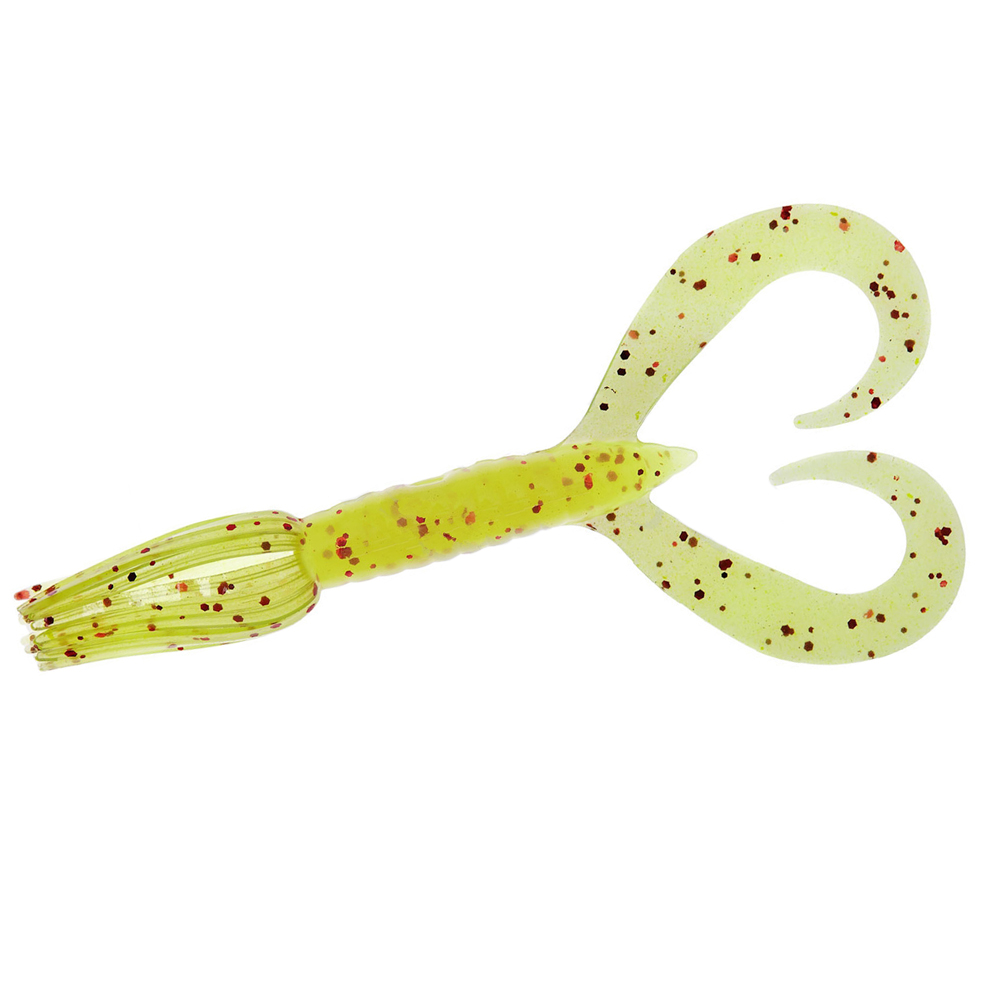 Силікон Keitech Little Spider 2" pal#01 Chartreuseredflake