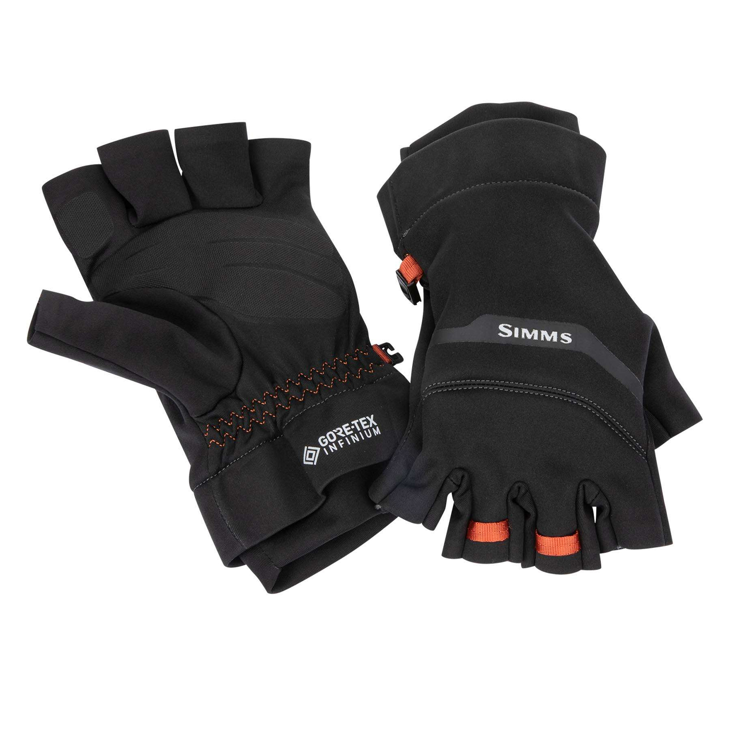 Перчатки Simms Gore Infinium Half Finger Black S