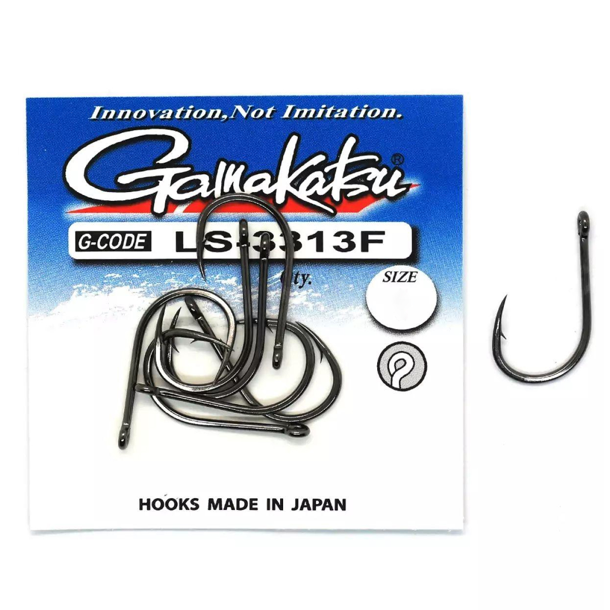 Крючки Gamakatsu LS-3313F Black №2/0 6pc