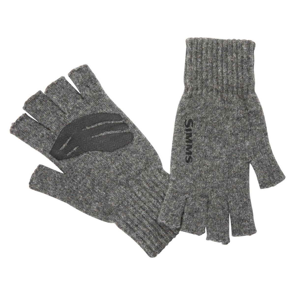 Перчатки Simms Wool Half Finger Glove Steel L/XL