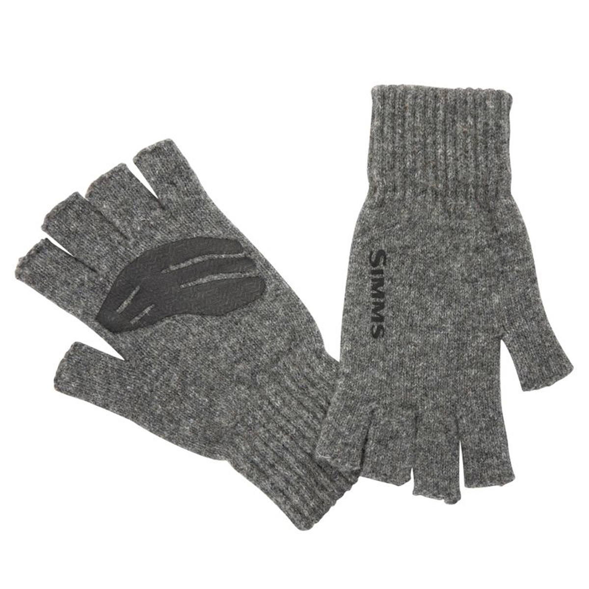 Перчатки Simms Wool Half Finger Glove Steel L/XL фото 2
