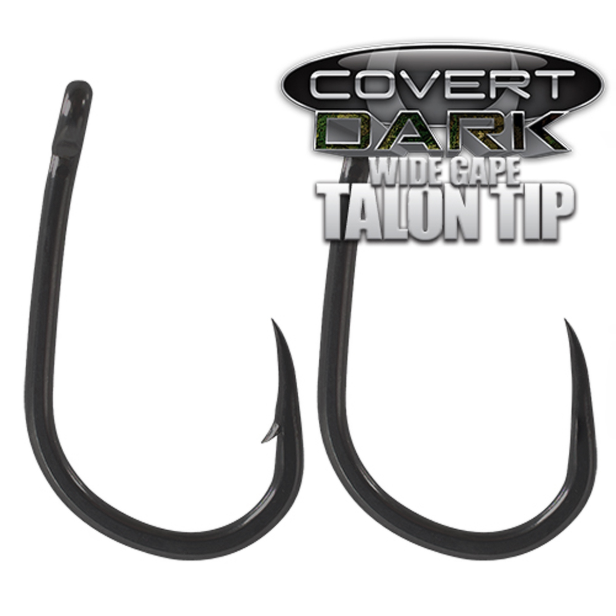 Гачки Gardner Covert Dark Wide Gape Talon Tip Hooks Barbed №2 фото 2