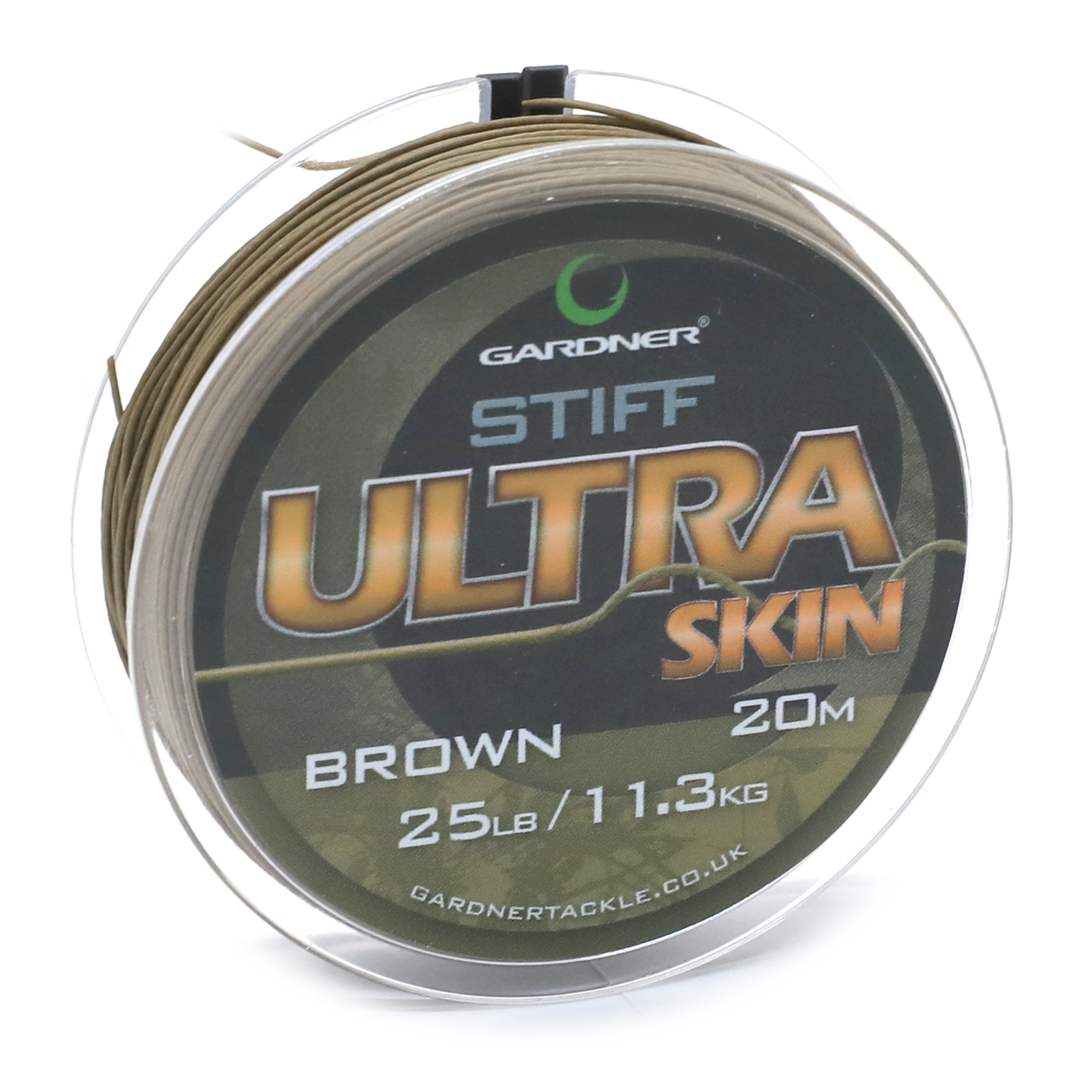Поводочный материал Gardner Stiff Ultra Skin 25lb 11.3kg коричневый
