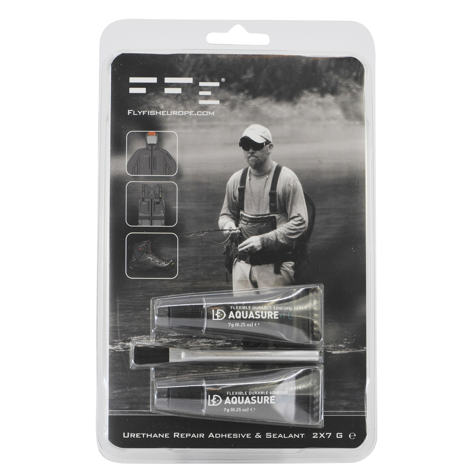 Клей для мембранних матеріалів Simms Aquasure Wader Repair FFE 28g фото 2