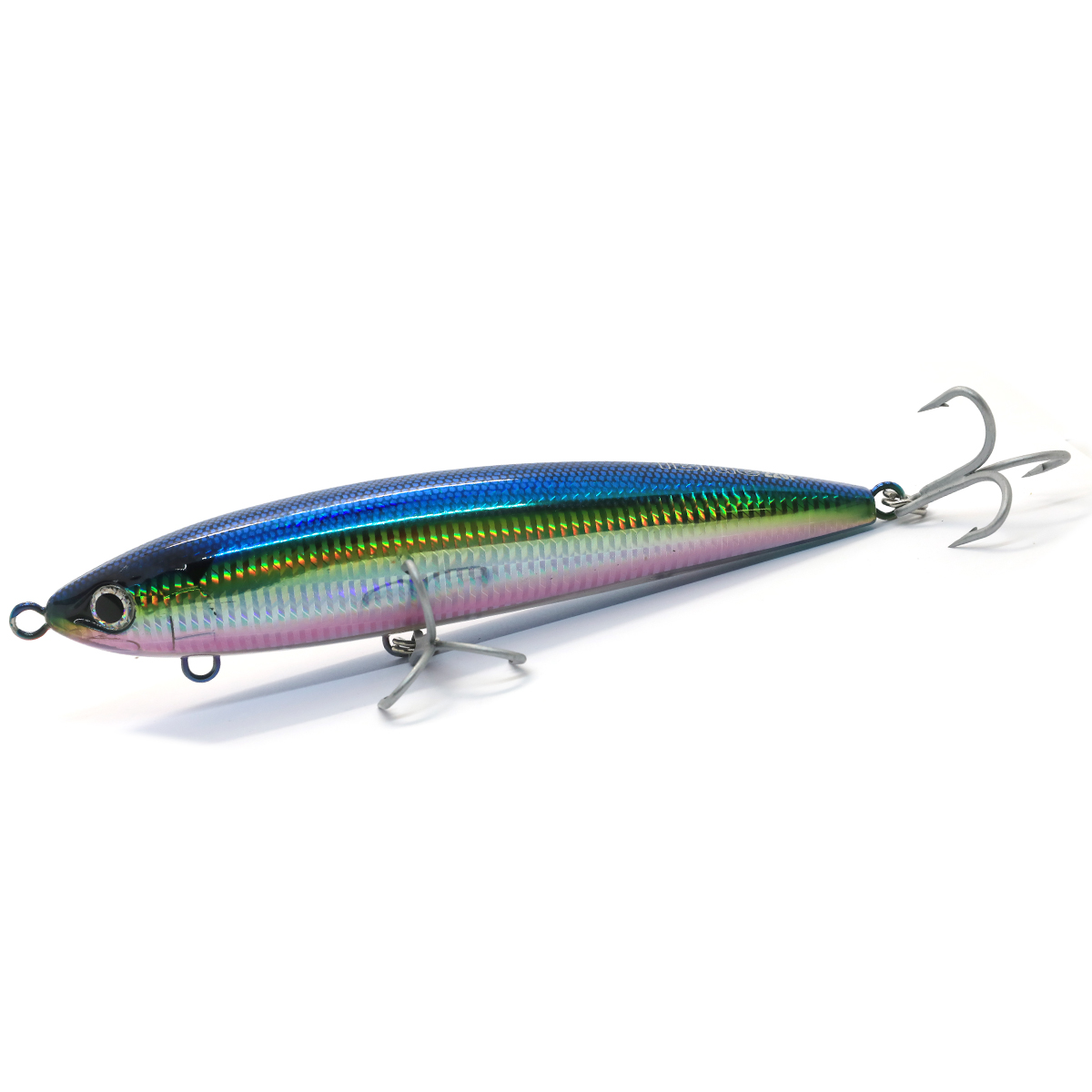 Воблер Pro-Hunter Iblue Stick Bait 220F 220mm 128g #01-Silver Ghost фото 3