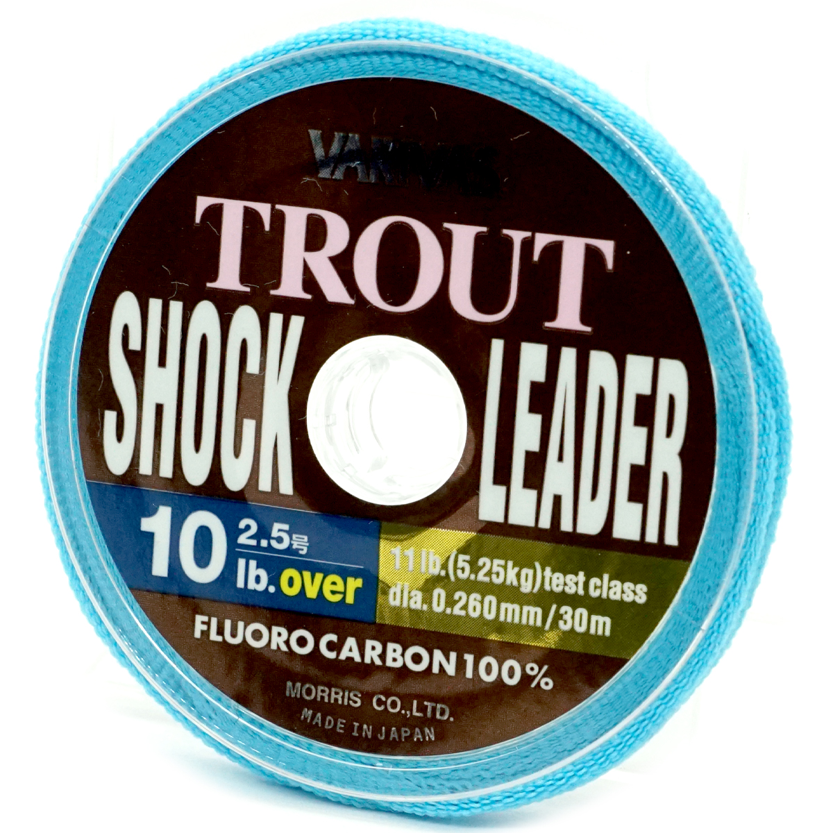 Флюорокарбон Varivas Trout Shock Leader Fluoro 30m 10lb 5.25kg 0.260mm #2.5