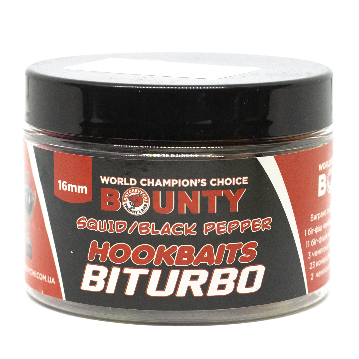 Преміум насадка Bounty Biturbo Squid/ Black Pepper Mix-кольорів 14mm 35pc фото 2
