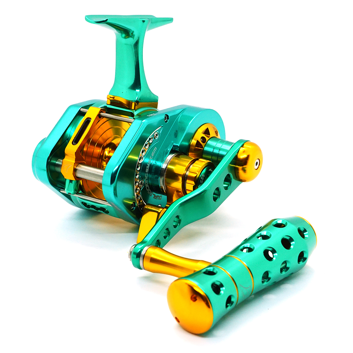 Катушка Jigging Master Underhead Yellow Fin Special #PE3 (LH) Reel Green/Gold