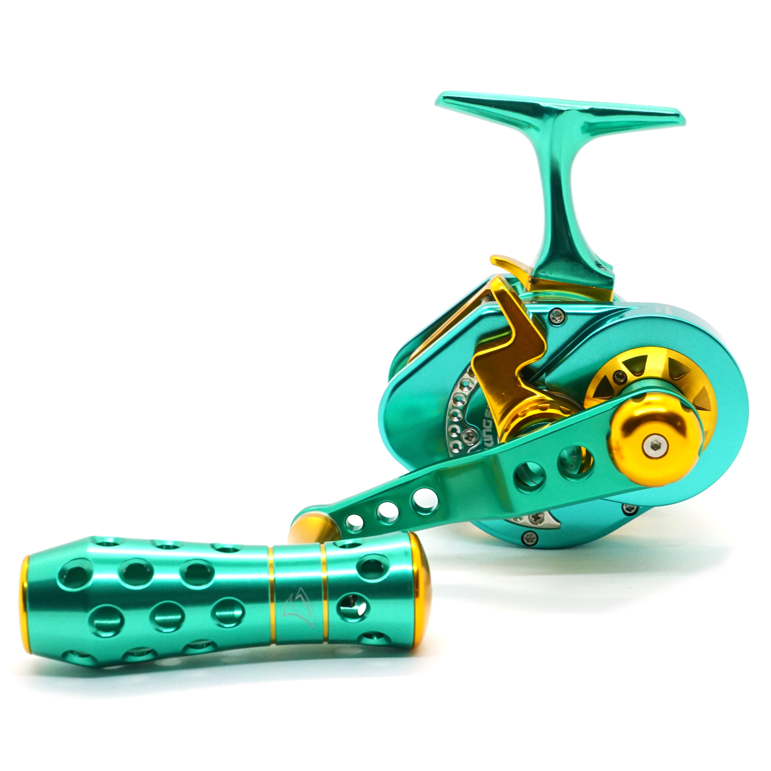 Катушка Jigging Master Underhead Yellow Fin Special #PE3 (LH) Reel Green/Gold фото 2
