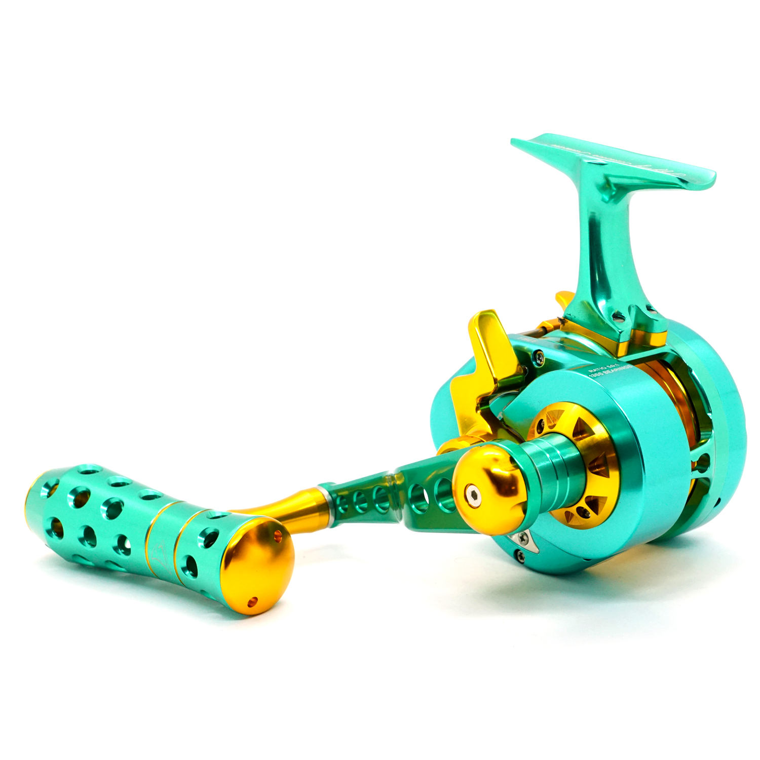 Катушка Jigging Master Underhead Yellow Fin Special #PE3 (LH) Reel Green/Gold фото 3