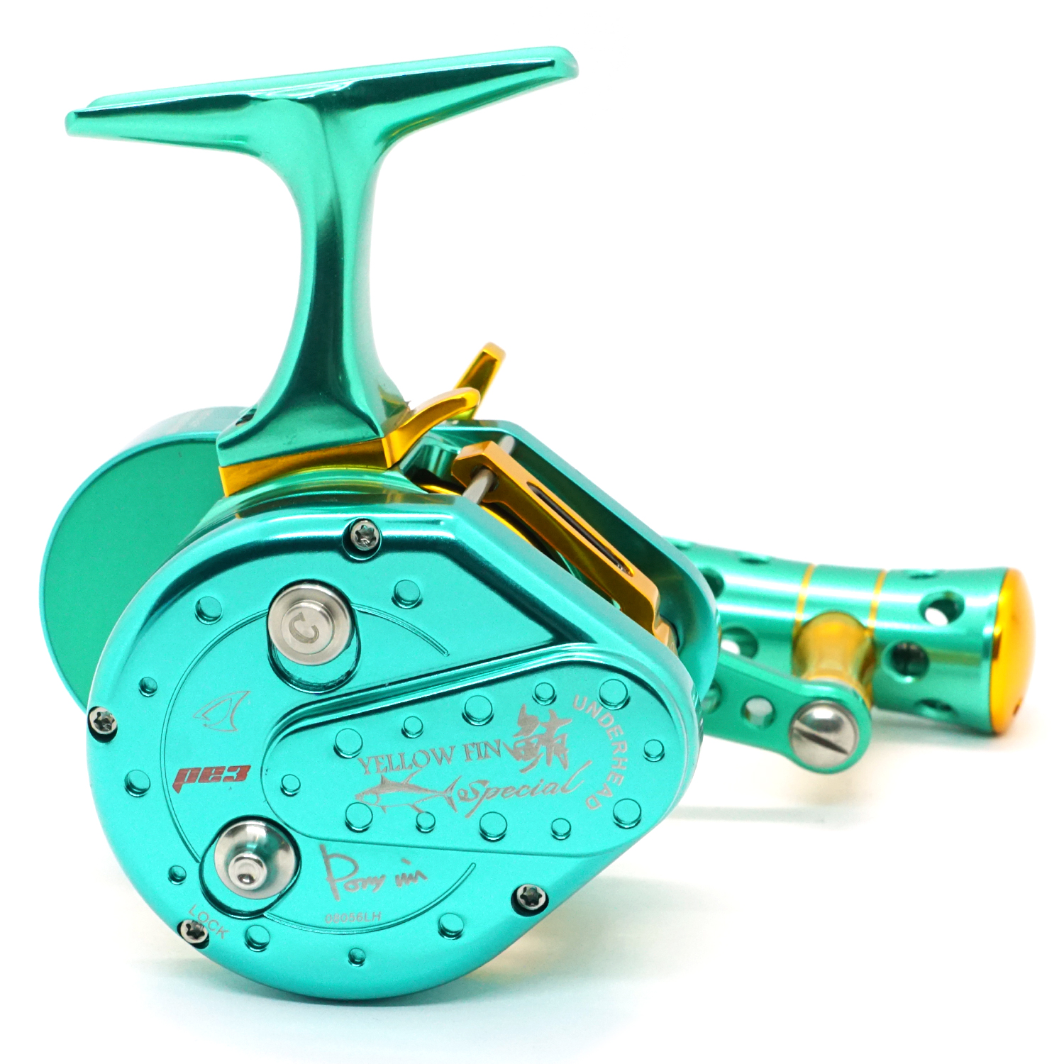 Катушка Jigging Master Underhead Yellow Fin Special #PE3 (LH) Reel Green/Gold фото 4