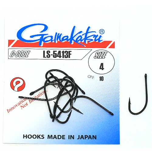 Гачки Gamakatsu LS-5413F Black N/L №4 9pc фото 3