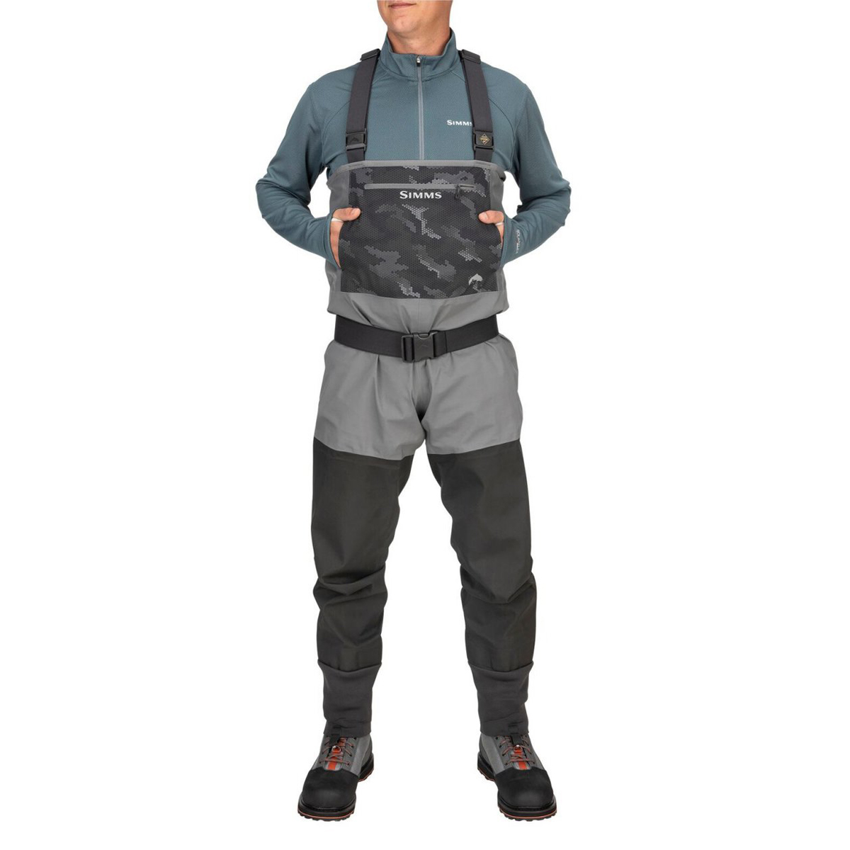 Вейдерси Simms Guide Classic Stockingfoot Carbon L 12-13 фото 3
