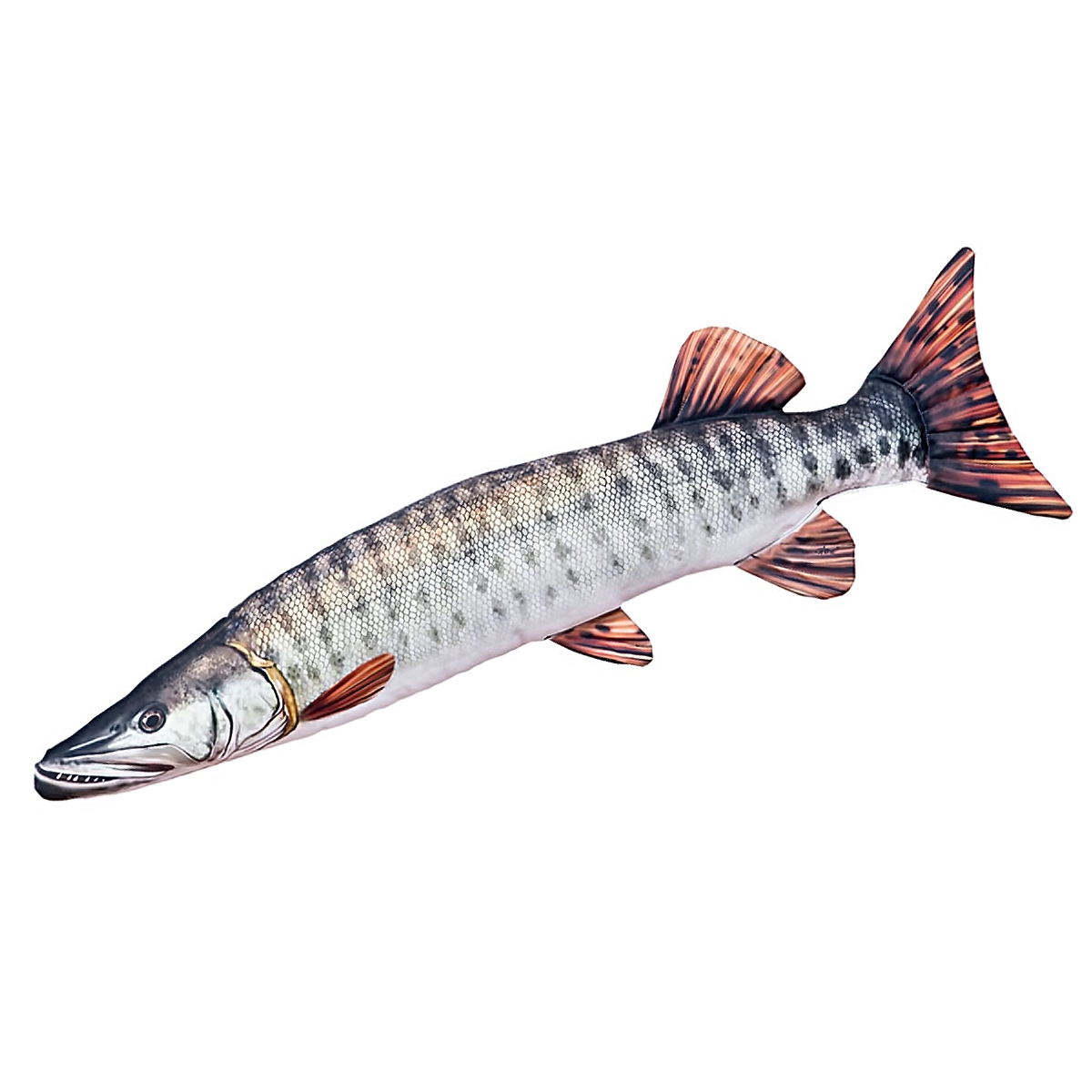 Подушка-игрушка 3KBaits рыба северная щука 80*22