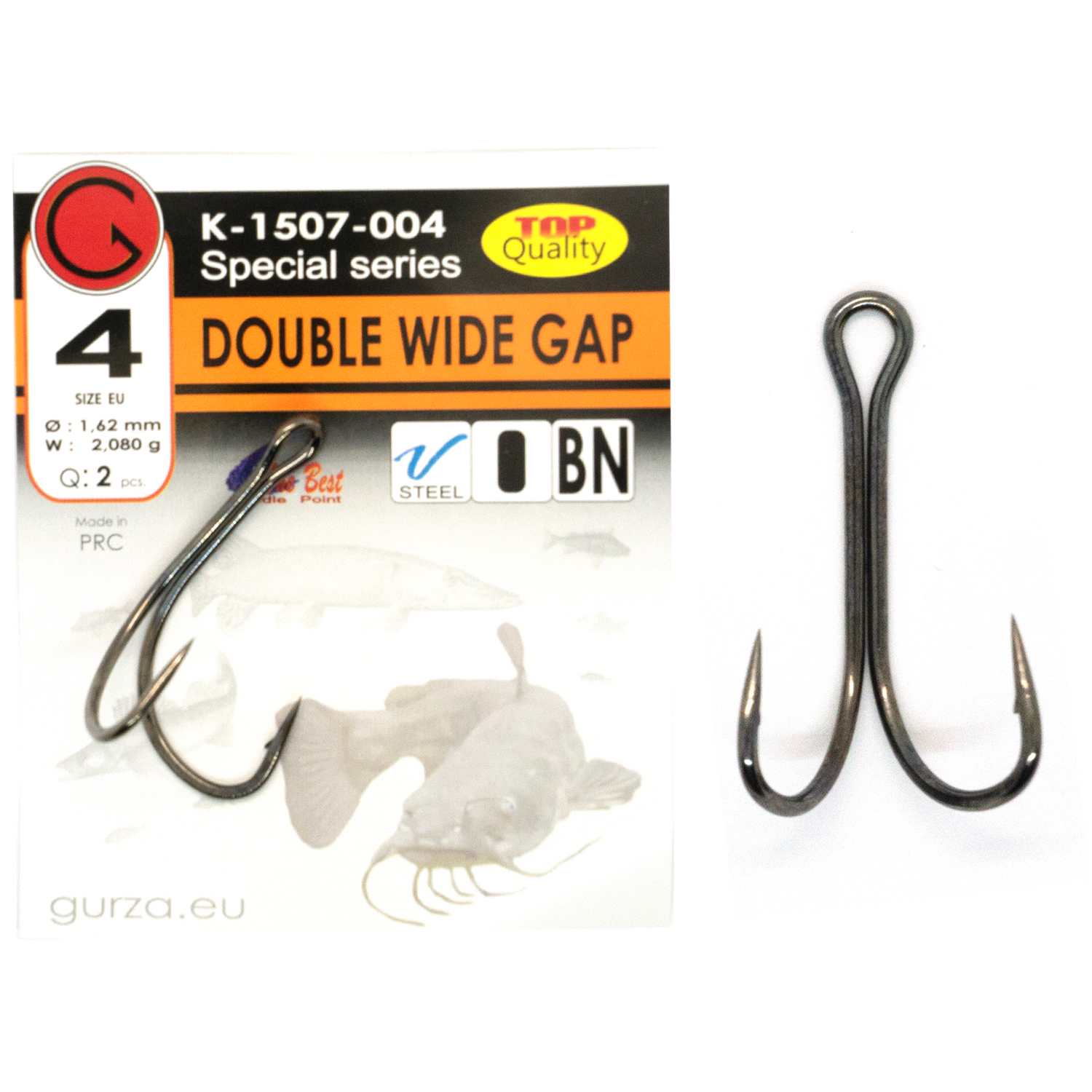 Двойник Gurza Double Wide Gap Shank #4 BN 2pc