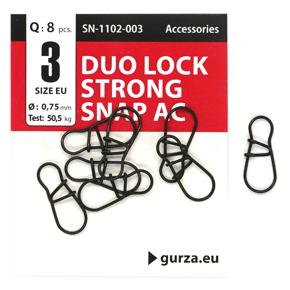 Застібки Gurza Duo Lock Strong Snap AC #3 8pc