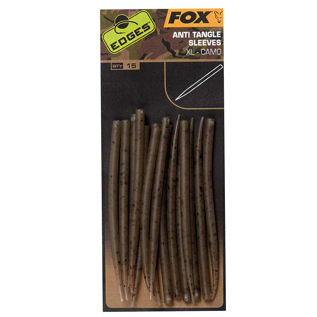 Противозакручиватель Fox Edges Camo XL Anti Tangle Sleeves 15pcs