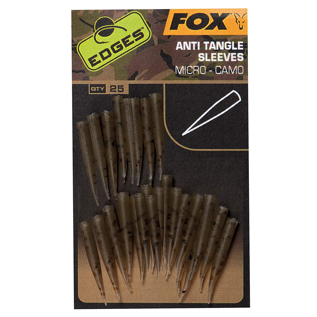 Противозакручиватель Fox Edges Camo Micro Anti Tangle Sleeves 25pcs
