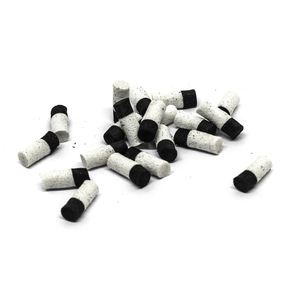 Приманка Python EVA чорно-біла Ø 4mm 0.8cm 20pc