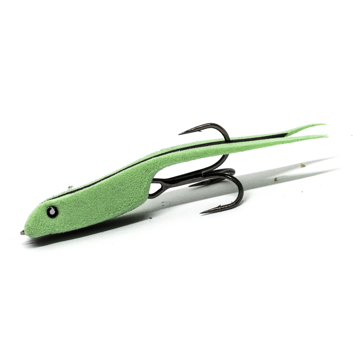 Приманка Python Dragonfly EVA чорно-зелена 6cm 8kg 1pc