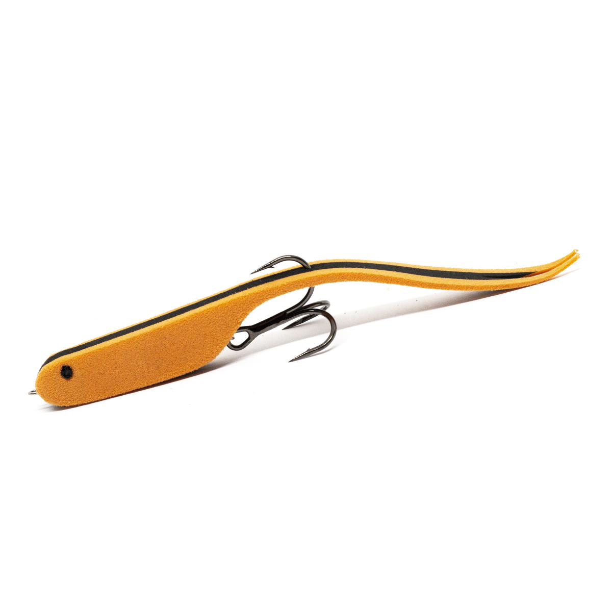 Приманка Python Dragonfly EVA чёрно-оранжевая 10cm 8kg 1pc