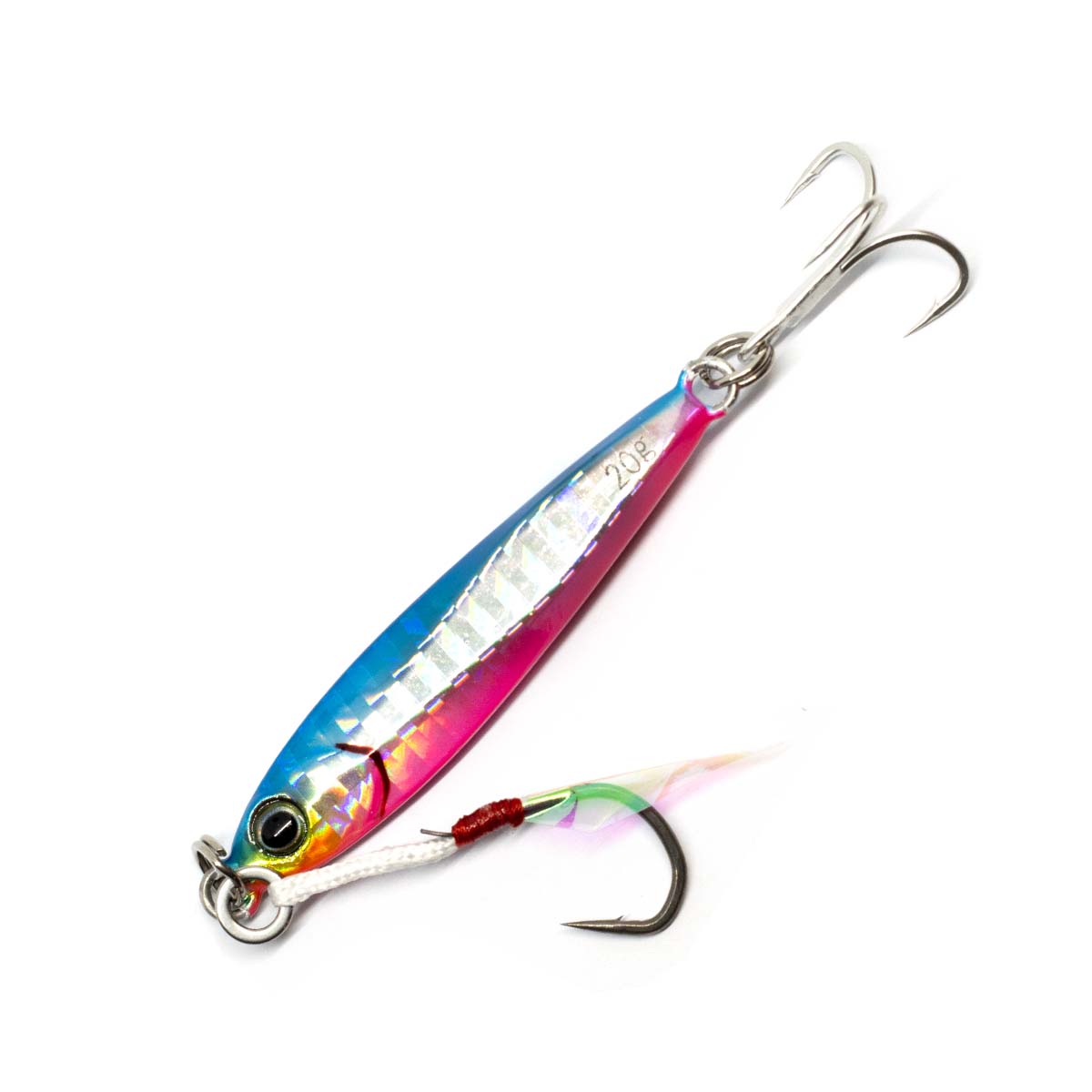 Пилькер Jackall Big Backer JIG 54mm 20g #Blue Pink/Boader Holo