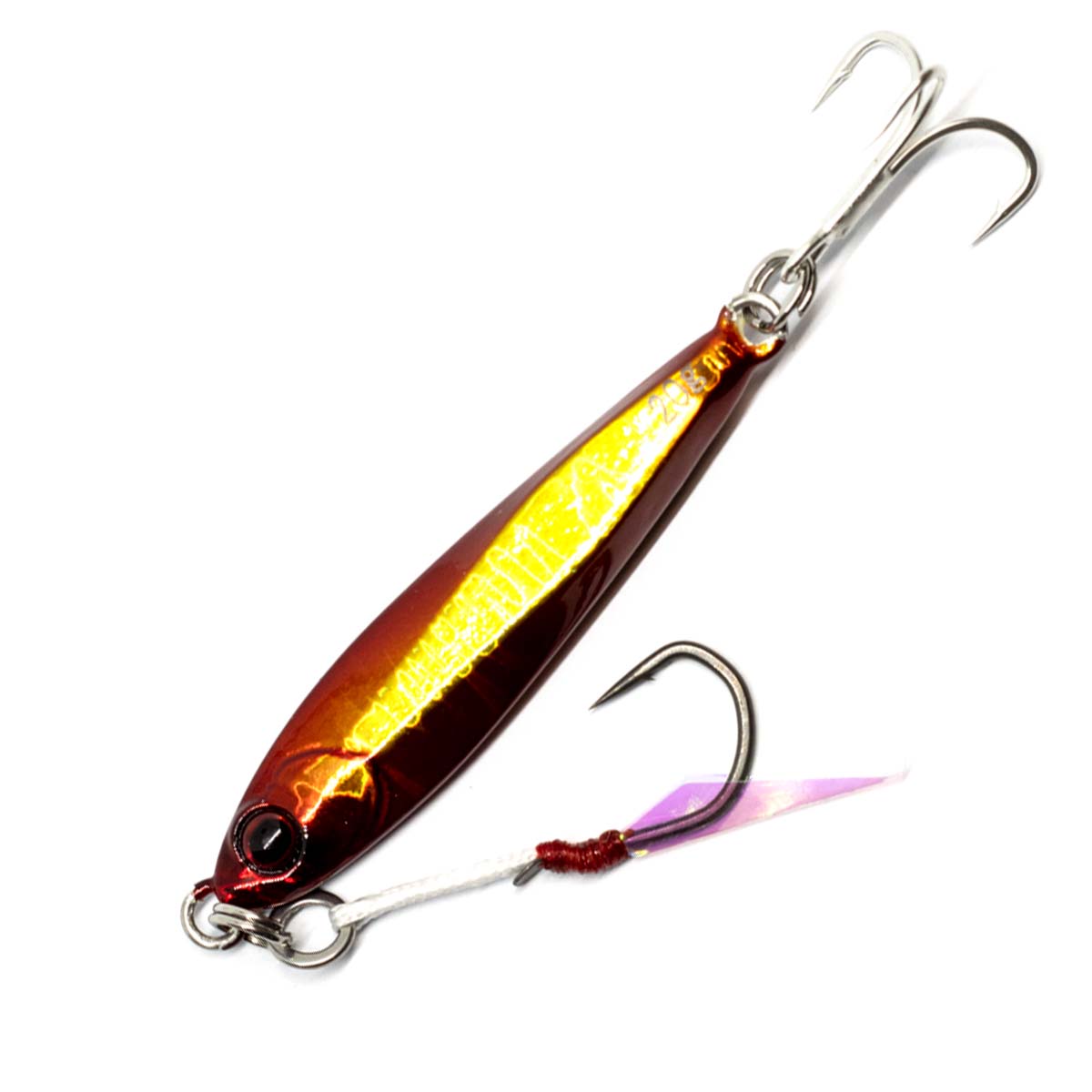 Пилькер Jackall Big Backer JIG 54mm 20g #Akakin/Magma Wave Holo
