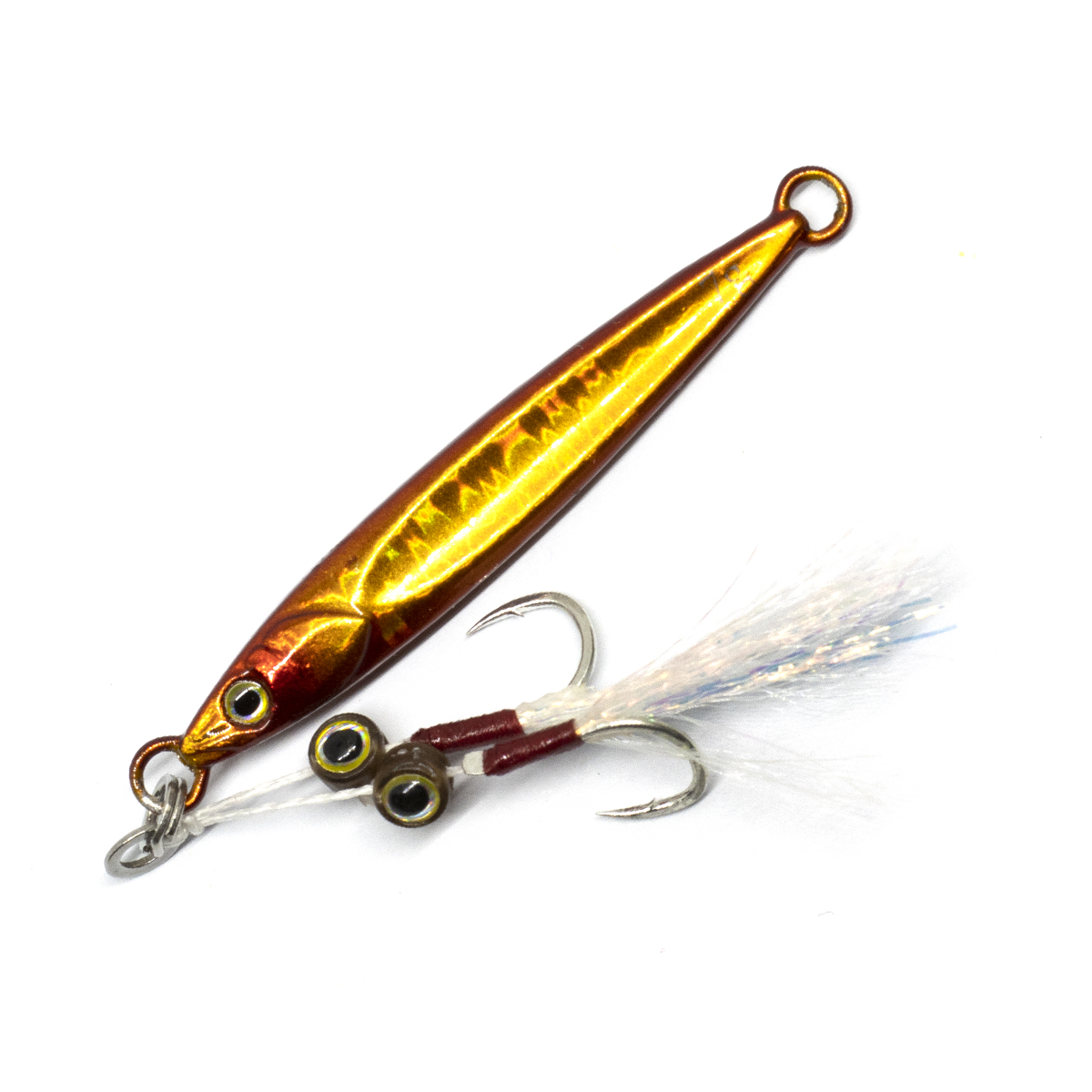 Пилькер Jackall Big Backer Fit JIG 44mm 7g #Akakin/Magma Wave