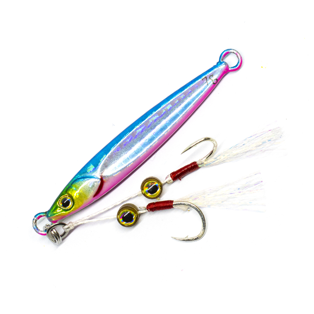 Пилькер Jackall Big Backer Fit Jig 7g #Blue Pink/Border