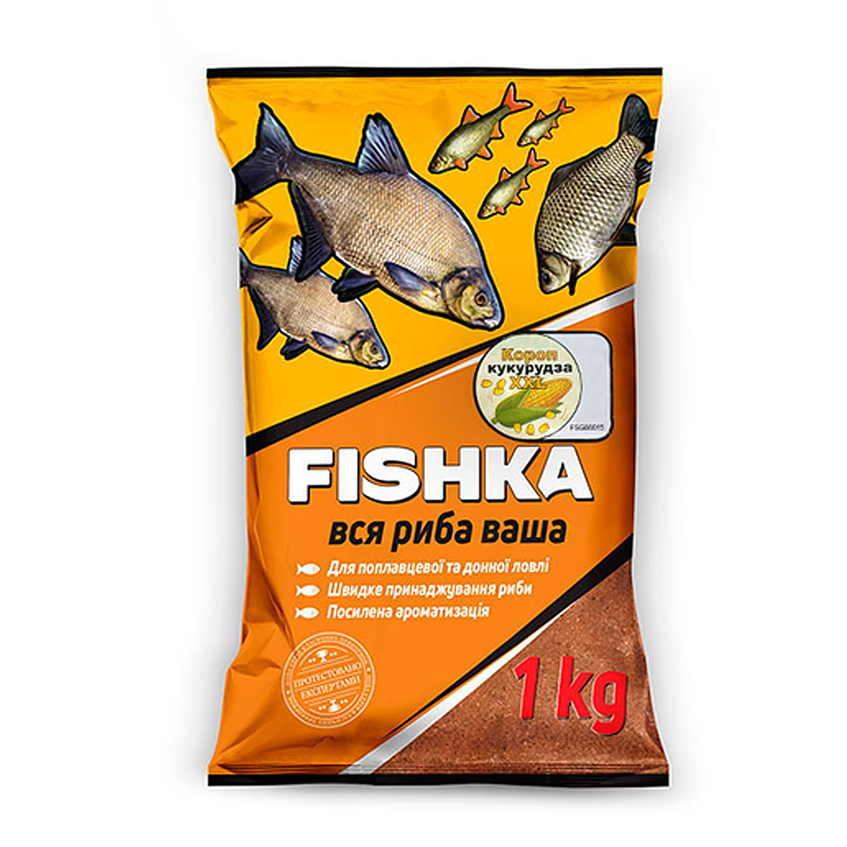 Прикормка Фишка Карп клубника XXL 1kg фото 2