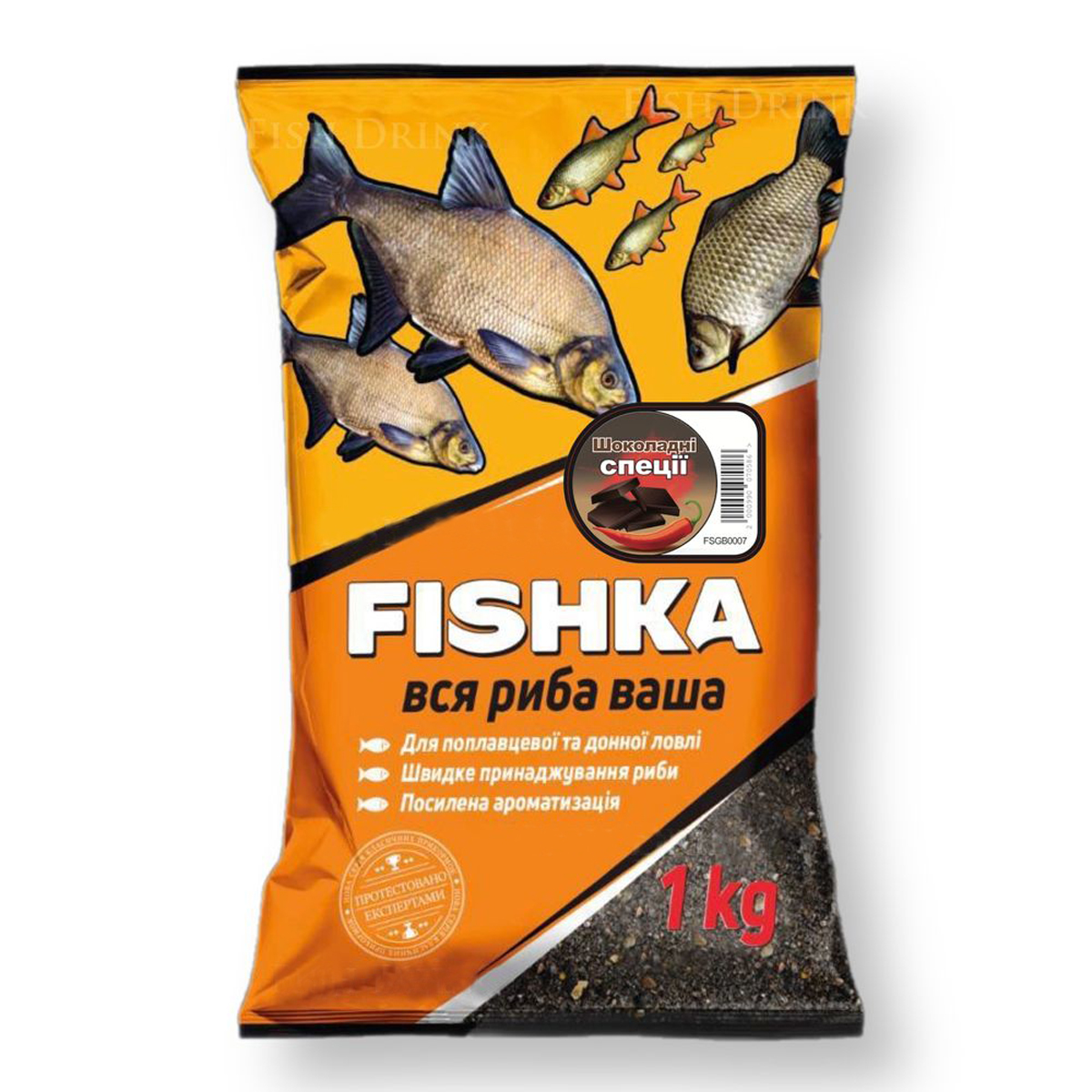 Прикормка Фишка Шоколадні спеції 1kg