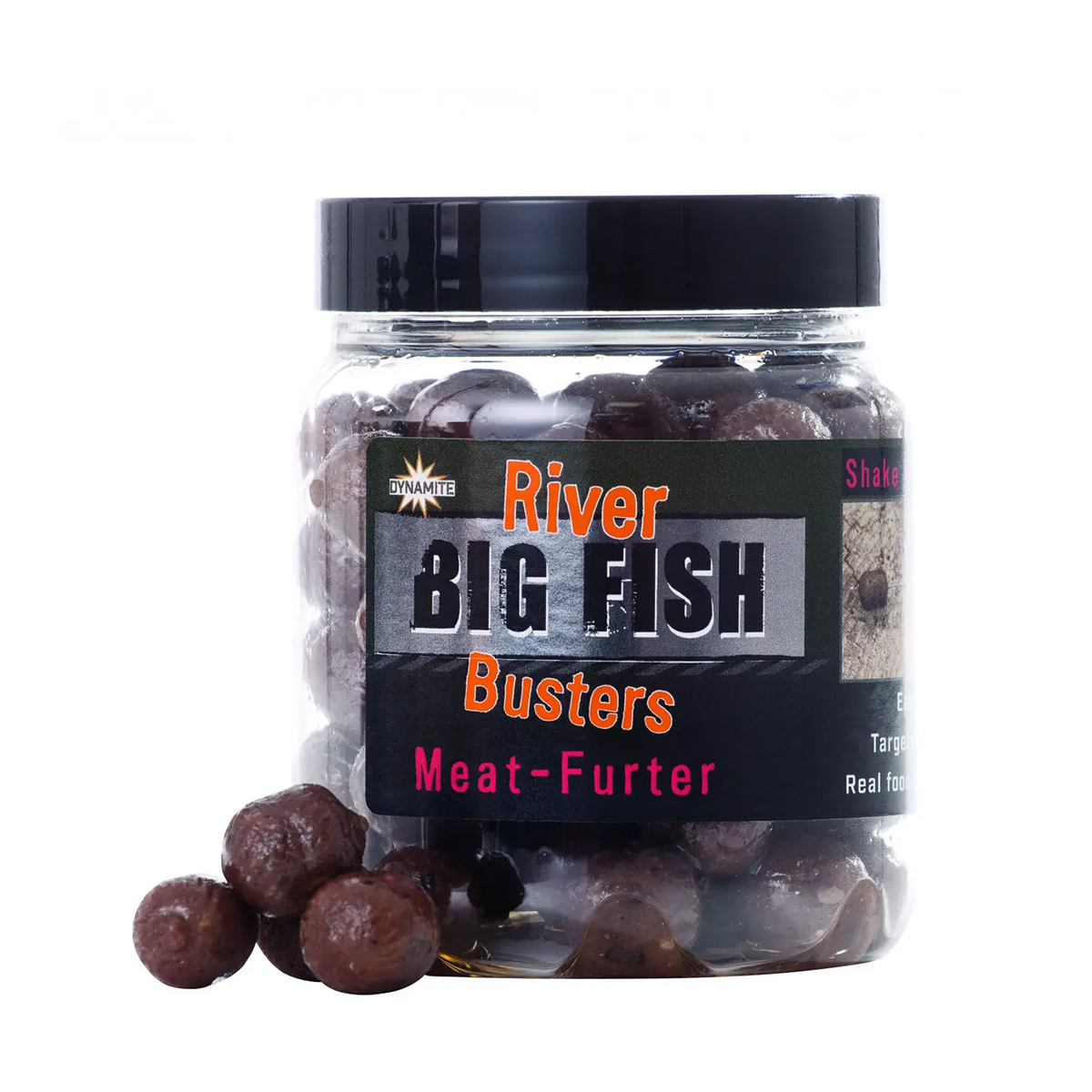Бойлы Dynamite Baits Big Fish River Hookbaits Meat Furter Busters