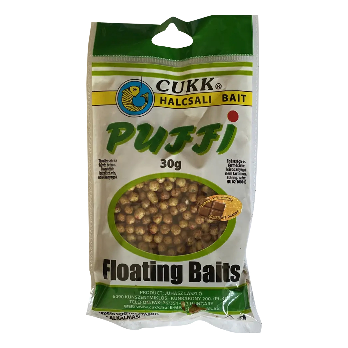 Повітряне тісто Cukk Puffi Mini 30g Шоколад-апельсин