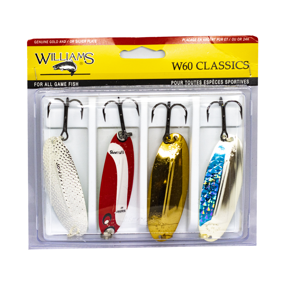 Набор блесен Williams Classic 4-Pack W60 Kit
