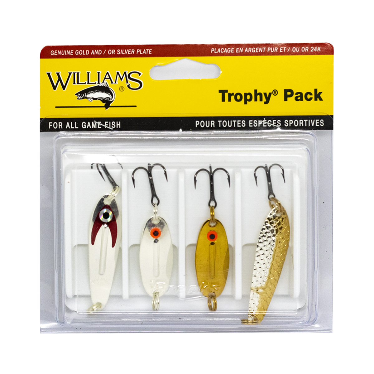 Набор блесен Williams Clinton/W30 Eye Port 4-Pack