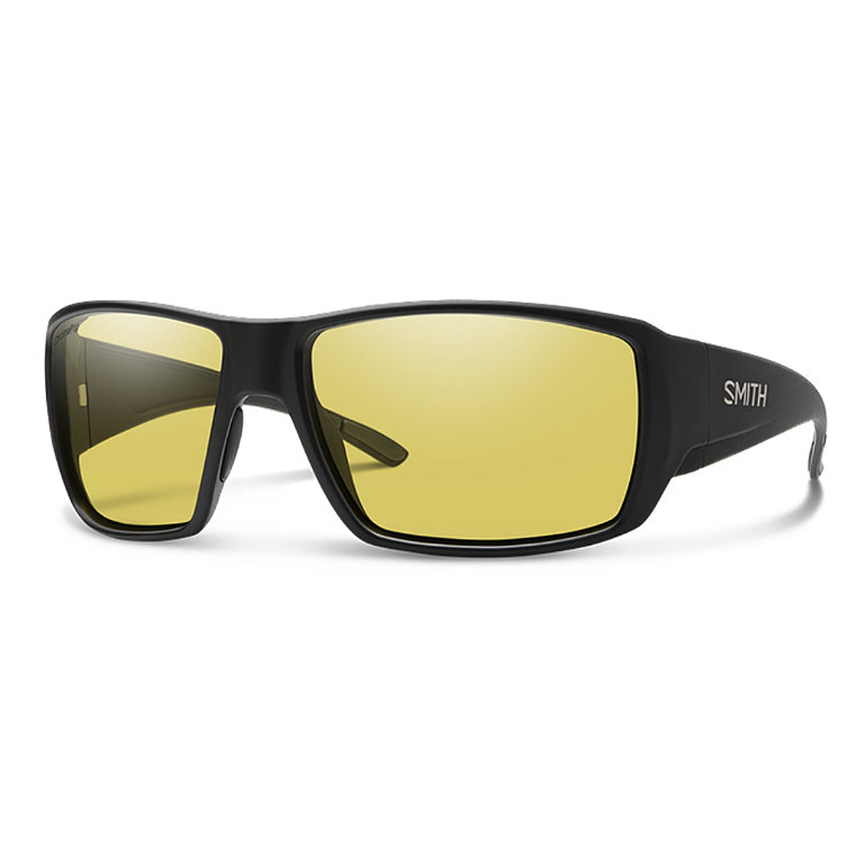 Очки солнцезащитные Smith Optics Guide's Choice Matte Black Polar Low Light Yellow