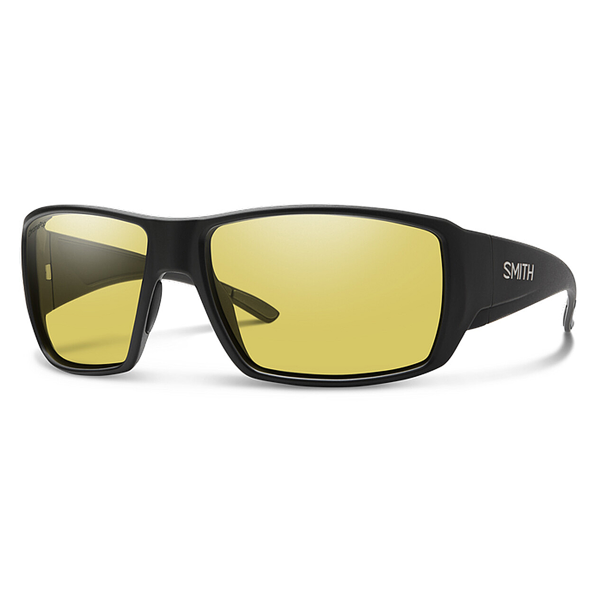 Очки солнцезащитные Smith Optics Guide's Choice Matte Black Polar Low Light Yellow фото 2