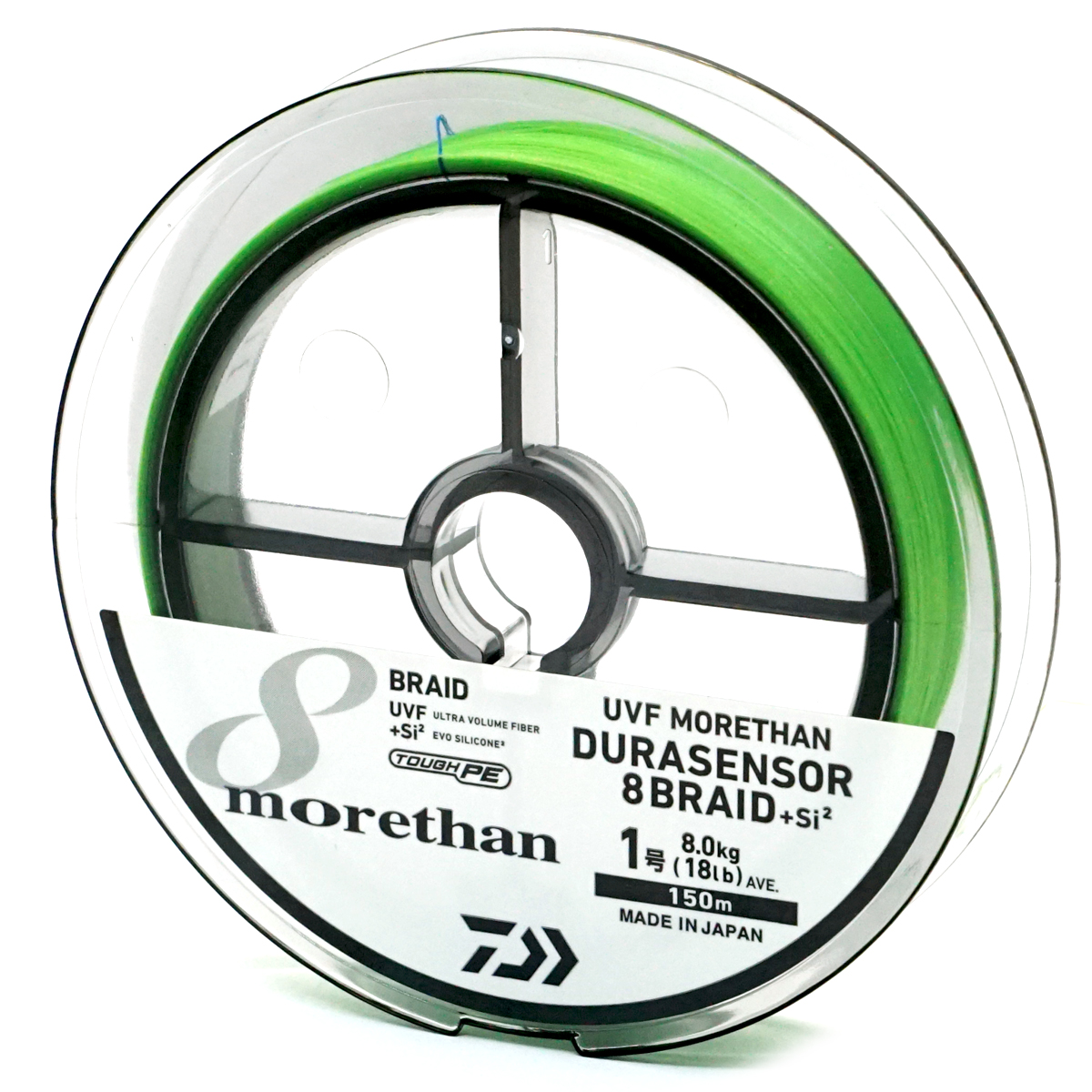 Шнур Daiwa UVF Morethan Dura Sensor X8+SI2 150m LG 12.0kg 0.205mm #1.5 фото 2
