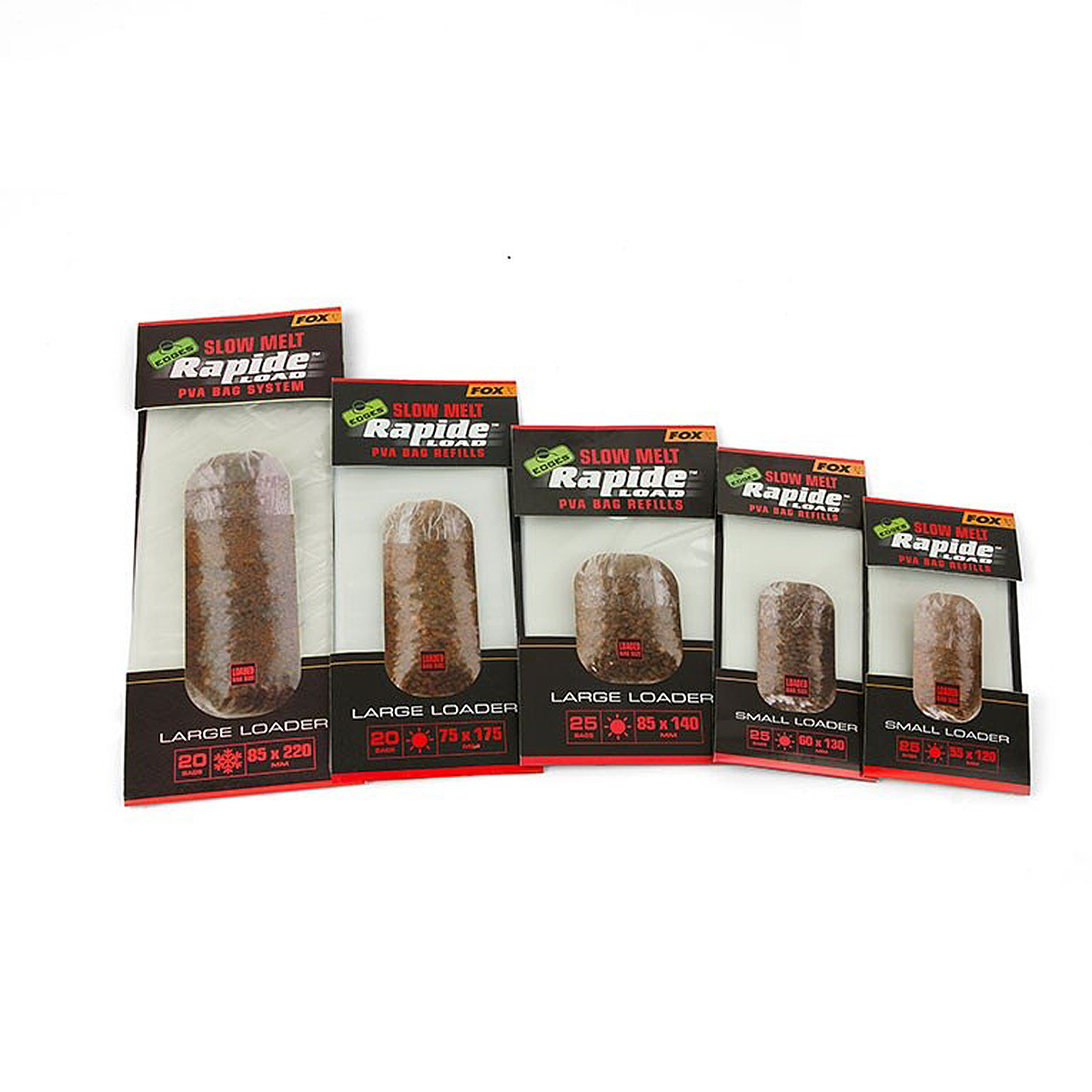 ПВА пакети Fox Edges Slow Melt PVA Bags 85х220mm 20pcs