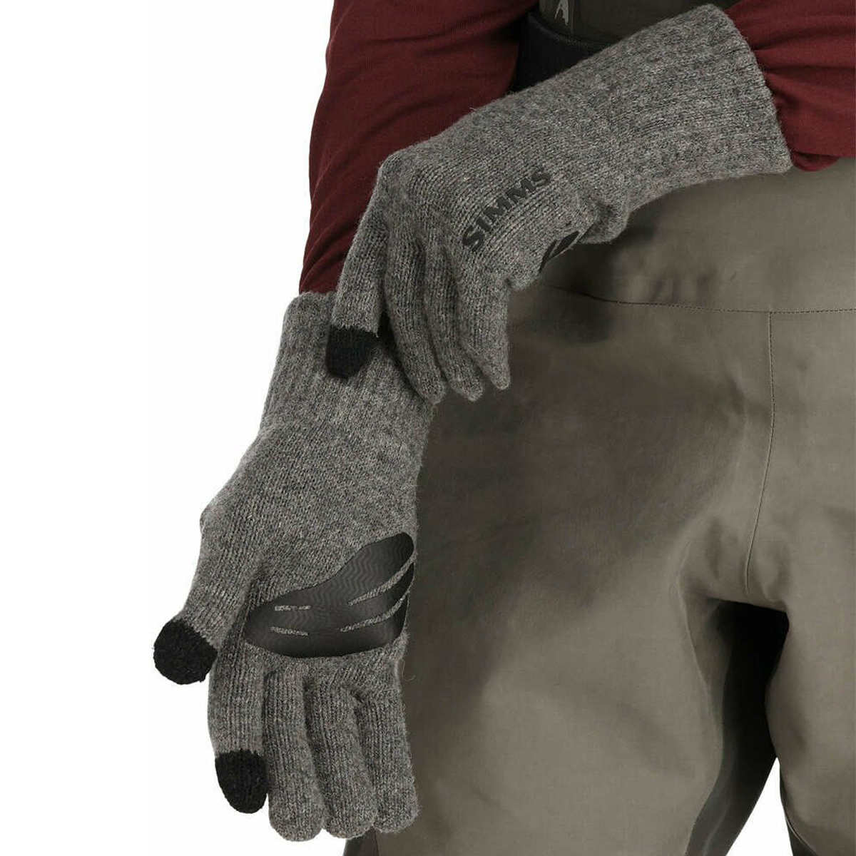 Рукавички Simms Wool Full Finger Glove Steel L/XL фото 5