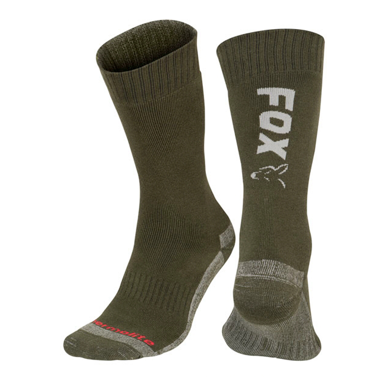 Носки Fox Collection Green Silver Thermolite Long Socks 44-47