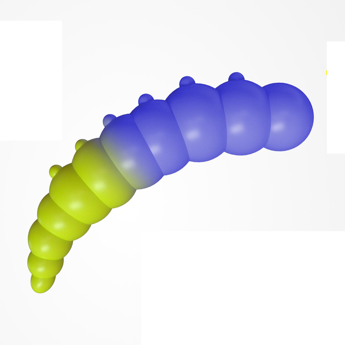Силікон Fresh Lures Big Junior 1.7" сир #204