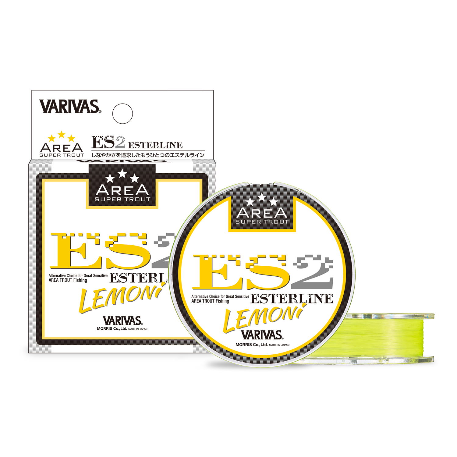 Леска Varivas Super Trout Area Ester Lemon 80m 0.79kg 0.090mm