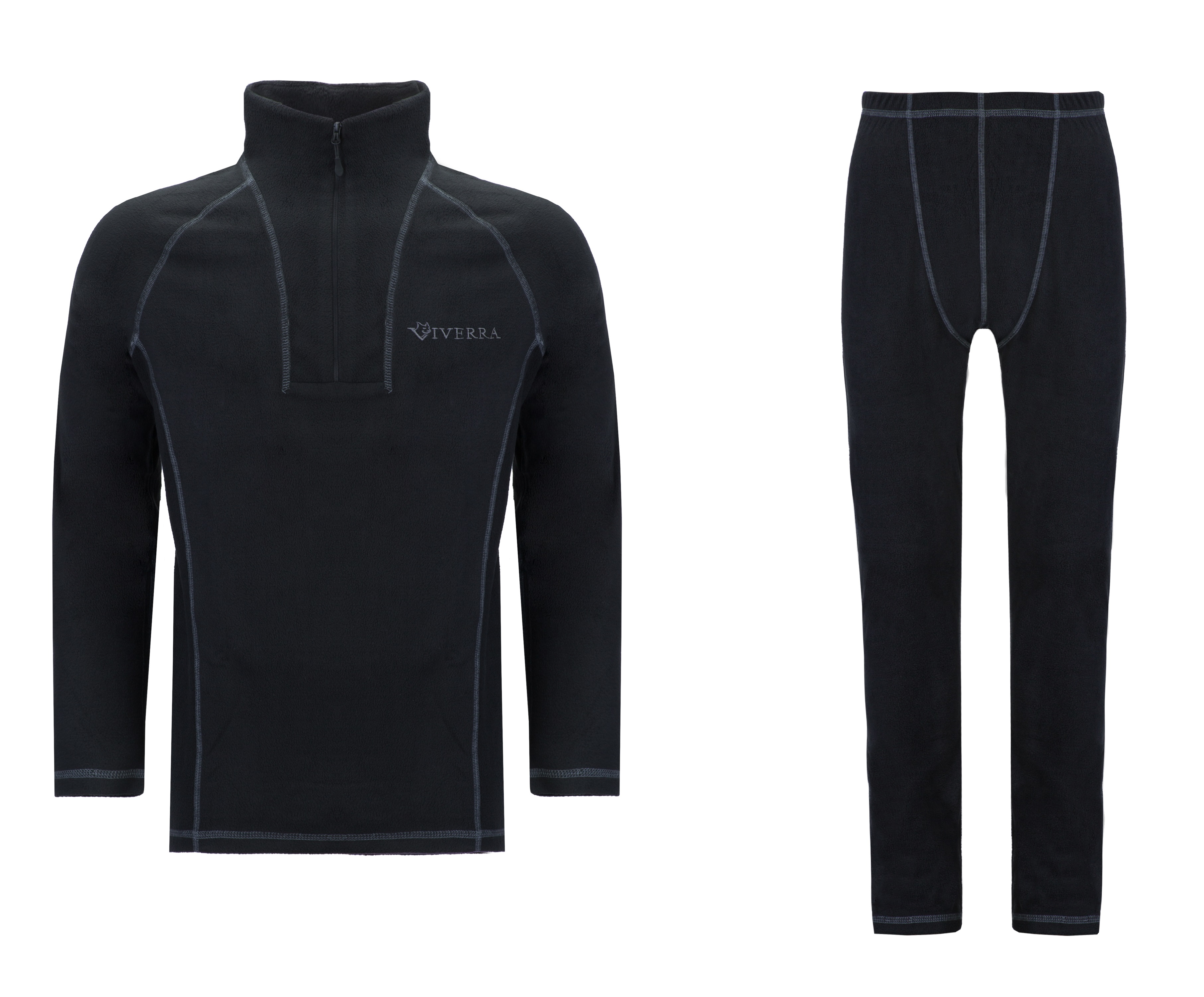 Термобілизна Viverra Soft Warm ZIP Black XXL
