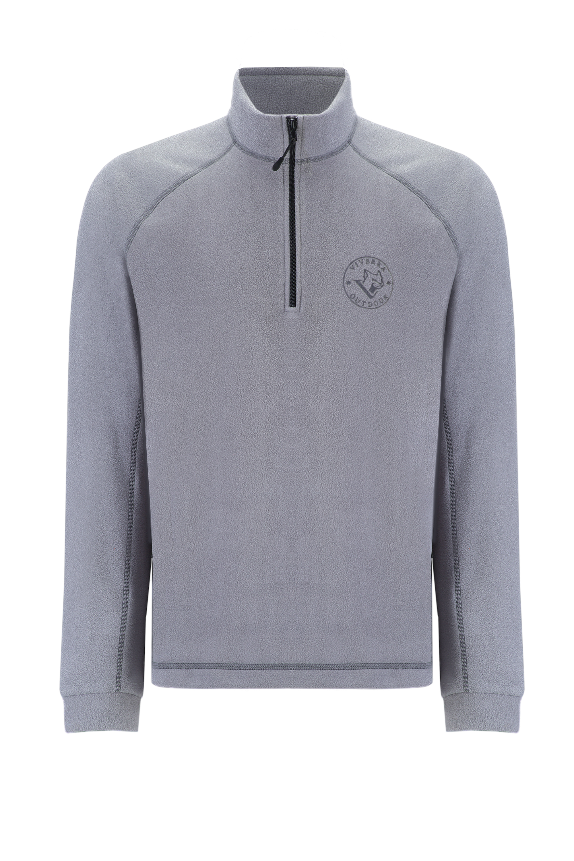 Реглан флис Viverra Heavy Warm 1/3 ZIP Grey XL
