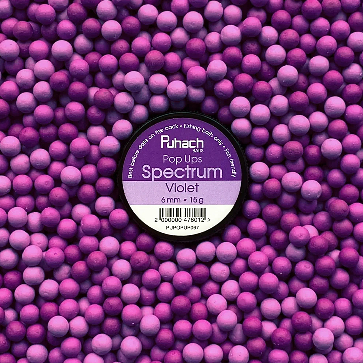Бойли Puhach Baits Pop Ups 6mm Multicolor Acid Pear фото 18